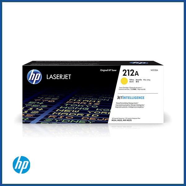 HP 212A Yellow Original Toner Cartridge – W2122A in Qatar